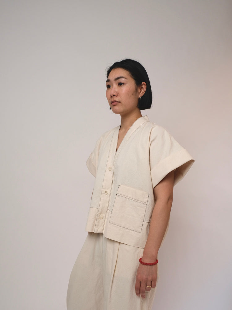 ZERO WASTE Cropped Shirt • PDF Pattern