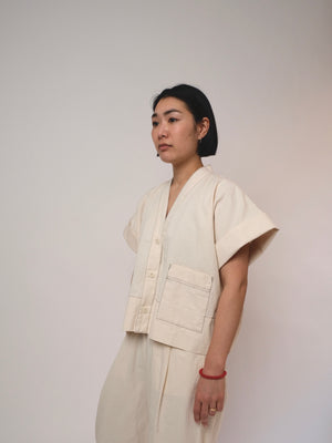 ZERO WASTE Cropped Shirt • PDF Pattern