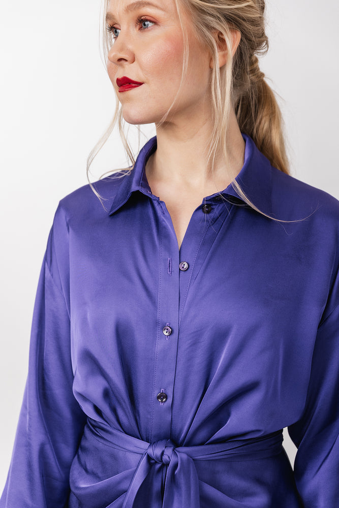 ILTA RUCHED SHIRT DRESS • PDF Pattern