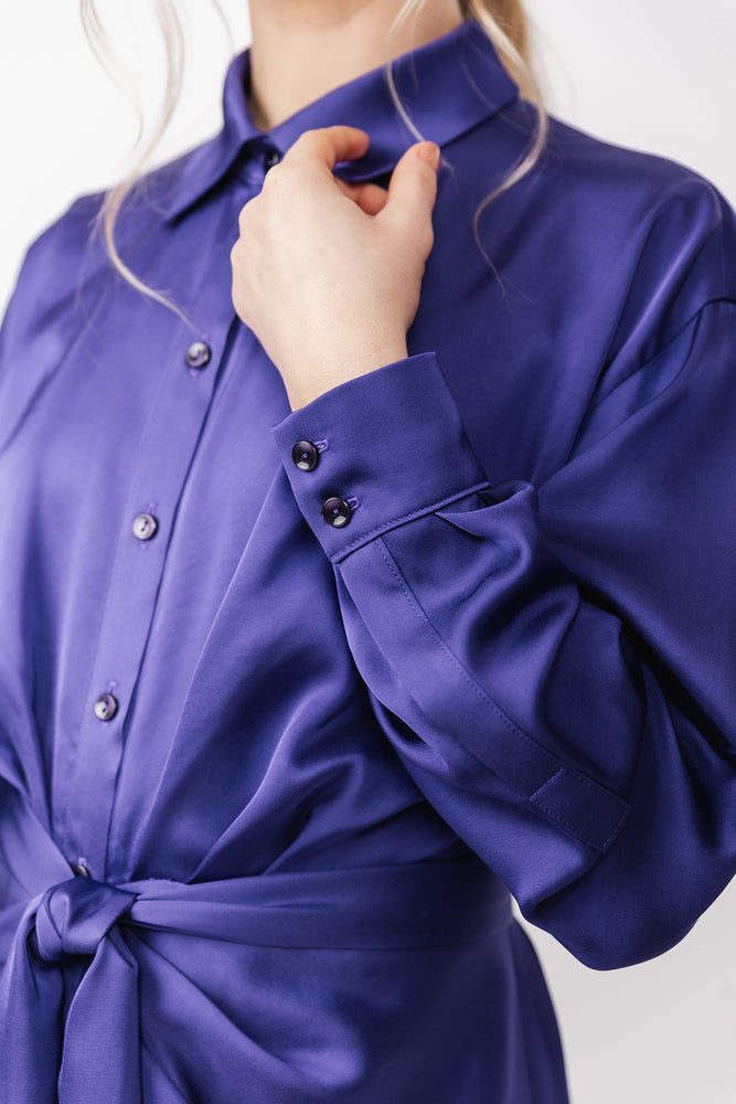 ILTA RUCHED SHIRT DRESS • PDF Pattern