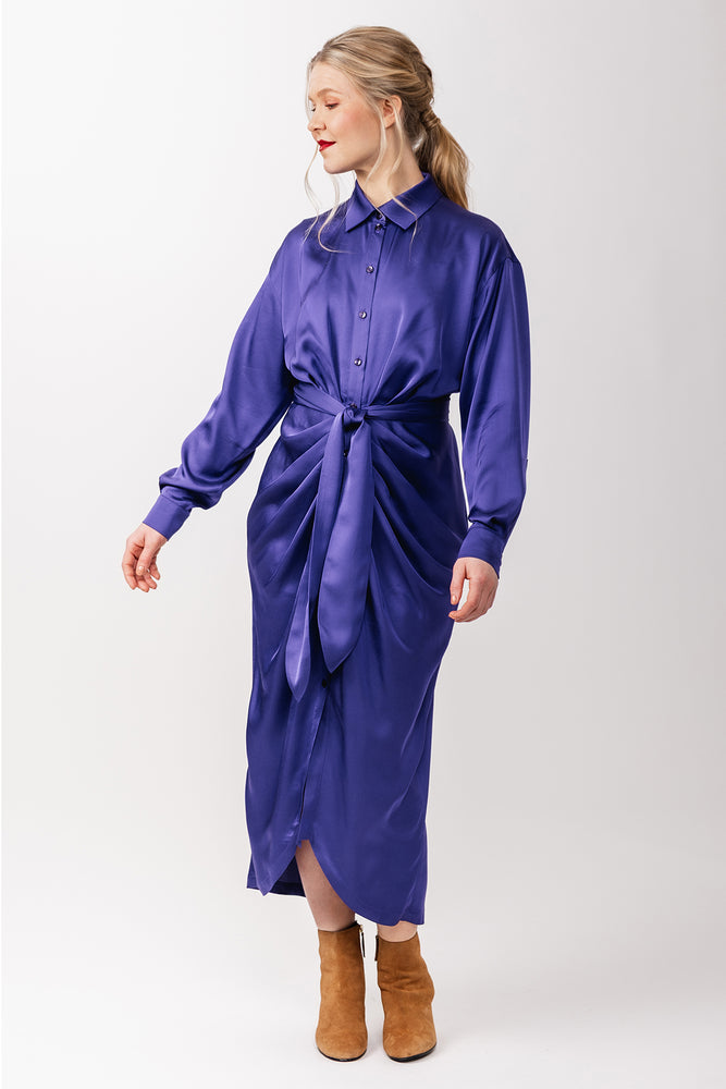 ILTA RUCHED SHIRT DRESS • PDF Pattern