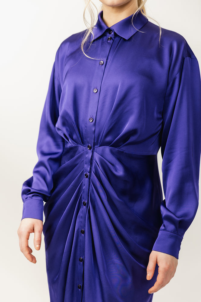 ILTA RUCHED SHIRT DRESS • PDF Pattern