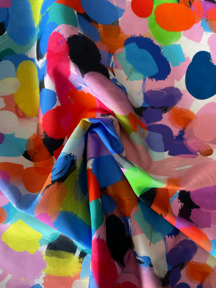 COTTON POPLIN • Colour Splat $39.00/metre