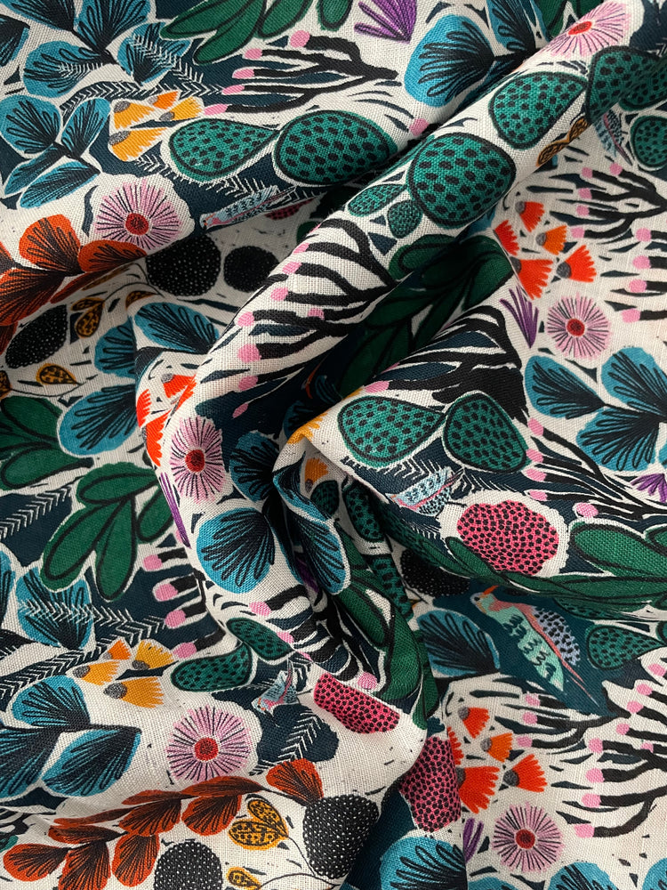 LINEN/COTTON BLEND • Iluka Garden $46.00/metre
