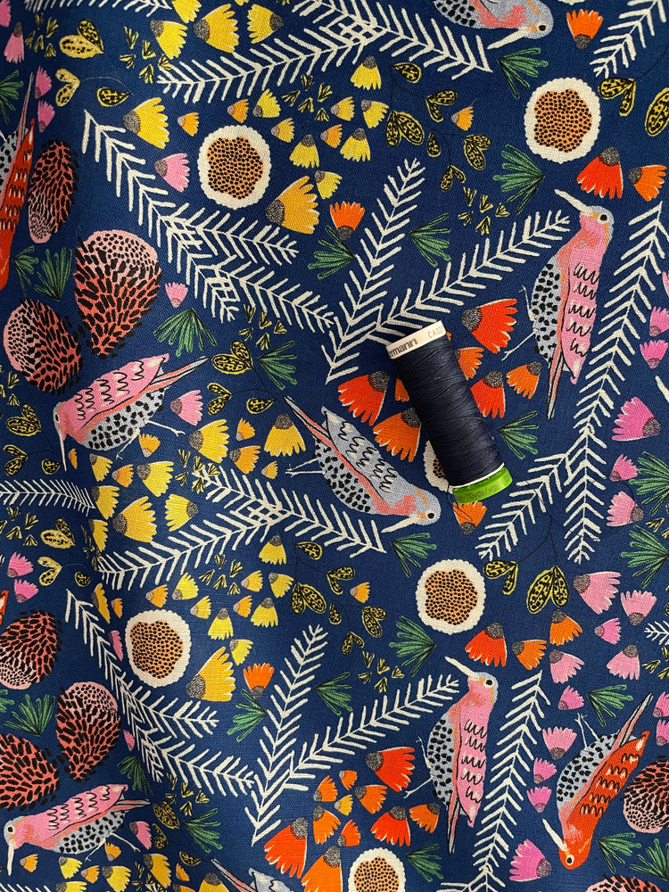 LINEN/COTTON BLEND • Iluka Sea Garden $46.00/metre