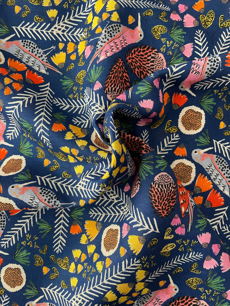LINEN/COTTON BLEND • Iluka Sea Garden $46.00/metre