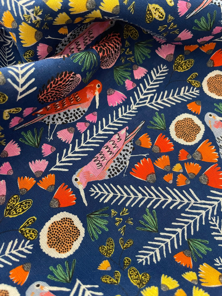 LINEN/COTTON BLEND • Iluka Sea Garden $46.00/metre