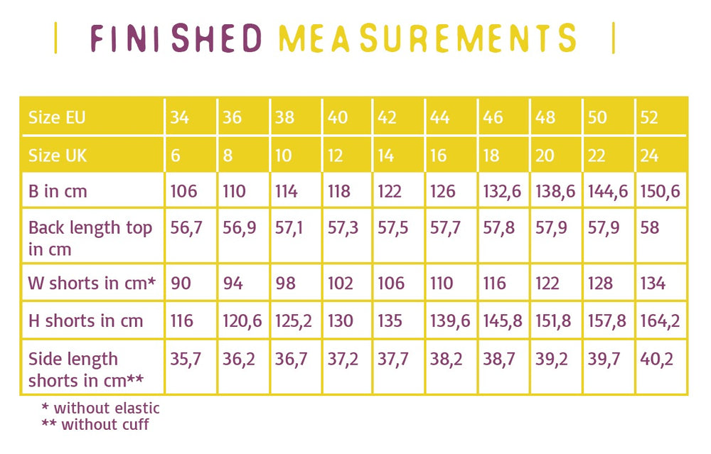 BILLIE Top & FINN Shorts • Pattern