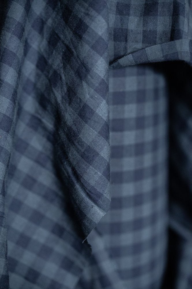 ORGANIC COTTON/LINEN • Uniform Blues $49.00/metre