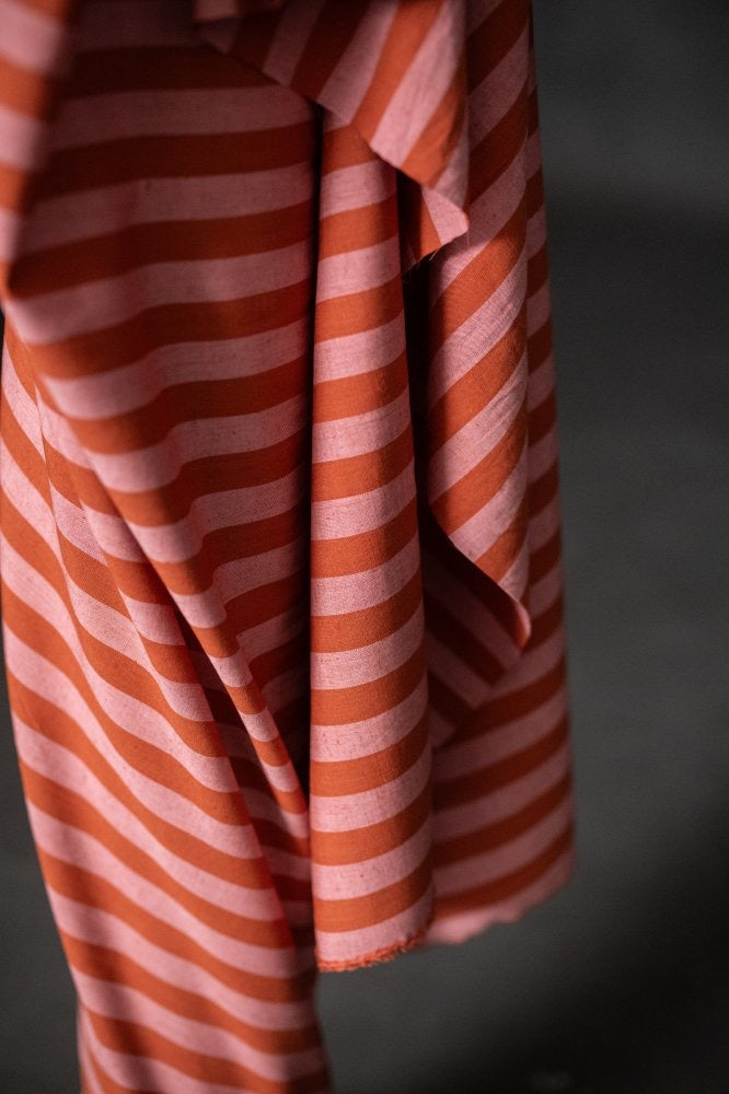 ORGANIC COTTON/LINEN • Pink Blush $49.00/metre