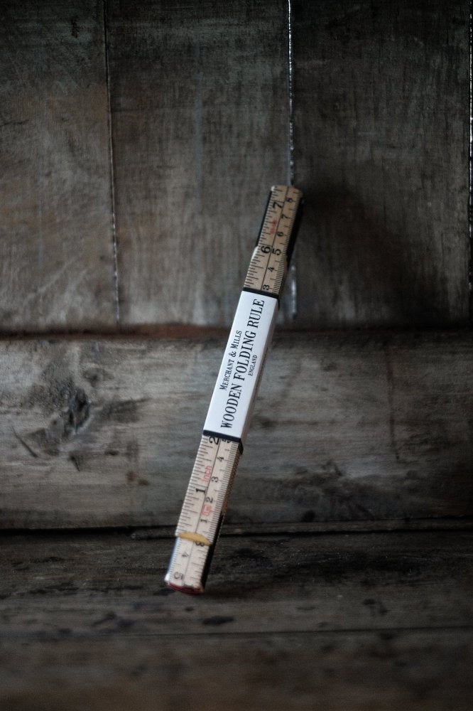 WOODEN FOLDING RULER • Merchant & Mills