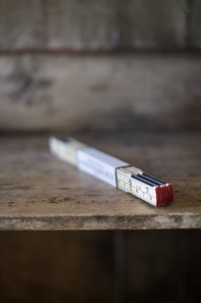 WOODEN FOLDING RULER • Merchant & Mills