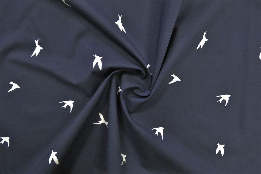 COTTON MARLIE-CARE LAWN • MOONLIGHT SWIFT $38/metre