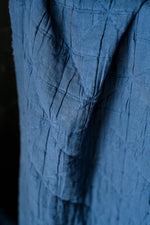 QUILTED COTTON JACQUARD • Ahoy Blue • Remnant 160cm