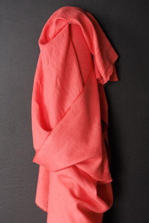 LINEN 185gsm • Cool Coral $69.00/metre