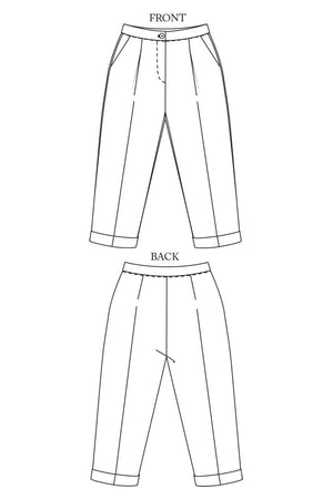 THE PEGS TROUSERS • Pattern