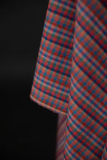 HANDWOVEN COTTON CHECK • Annie G $52.00/metre