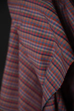 HANDWOVEN COTTON CHECK • Annie G $52.00/metre