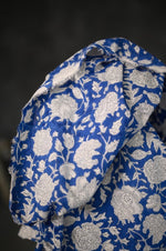 INDIAN COTTON • HAND BLOCK • Posy Flower $46.00/metre