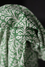 INDIAN COTTON • HAND BLOCK • Lovage $46.00/metre