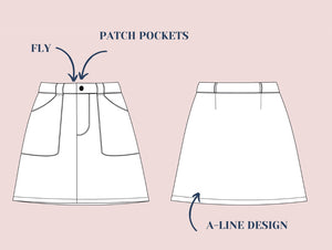 GROOVY Skirt • Pattern