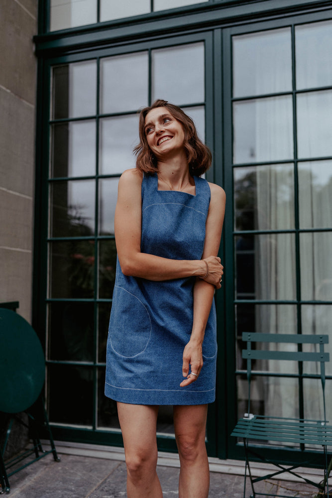 Sewing patterns by Masin • SASHA SHIFT DRESS • PDF Pattern • Pattern Scissors Frock