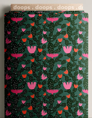 LINEN/COTTON BLEND • Cactus Blossom $46.00/metre