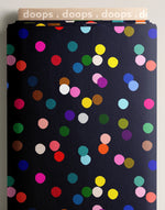 LINEN/COTTON BLEND • ICONIC CONFETTI • Dark Navy $46.00/metre