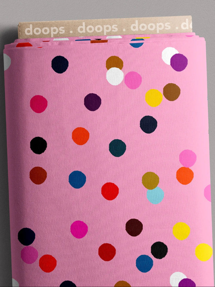 COTTON POPLIN • ICONIC CONFETTI • Pink $39.00/metre