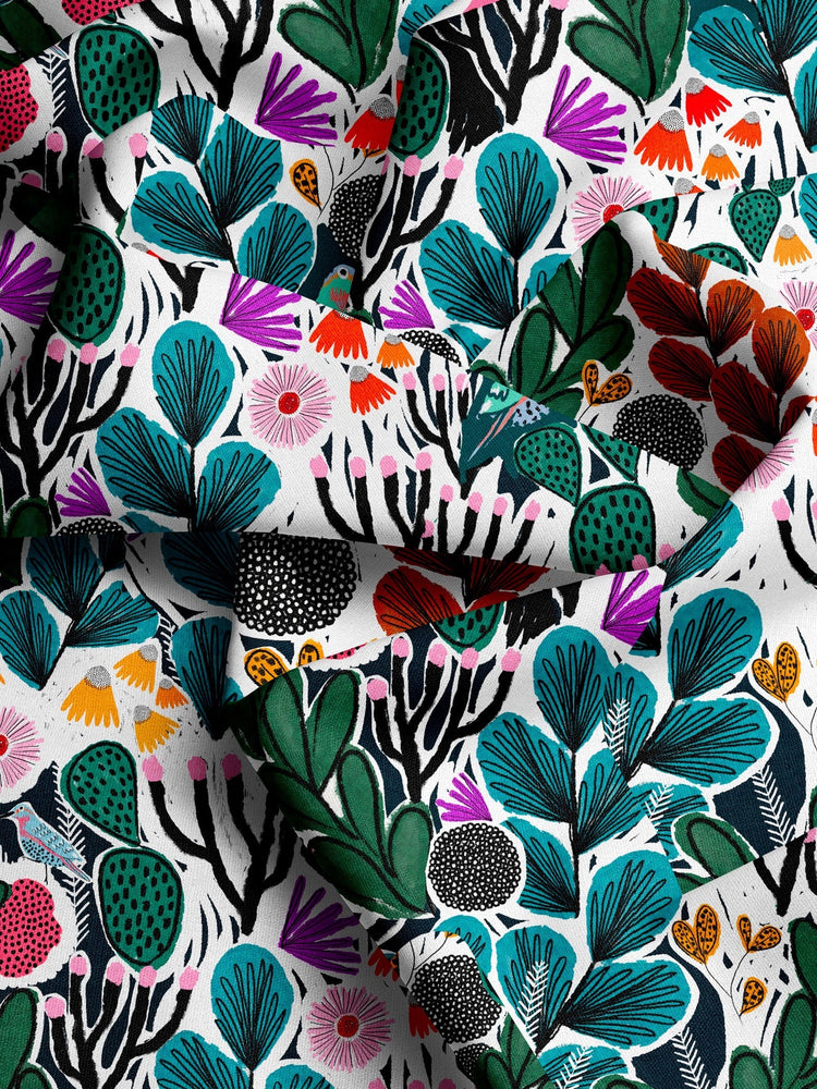 COTTON POPLIN • Iluka Garden $39.00/metre