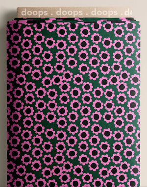 COTTON POPLIN • Pink Bud $39.00/metre