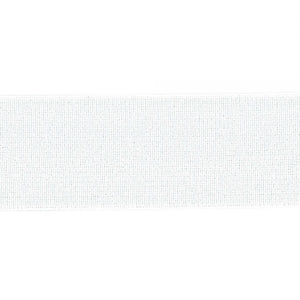NON-ROLL ELASTIC • HIGH DENSITY ELASTIC • White 38mm