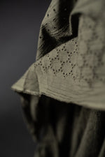 INDIAN COTTON • Rowan Green Eyelet $65.00/metre
