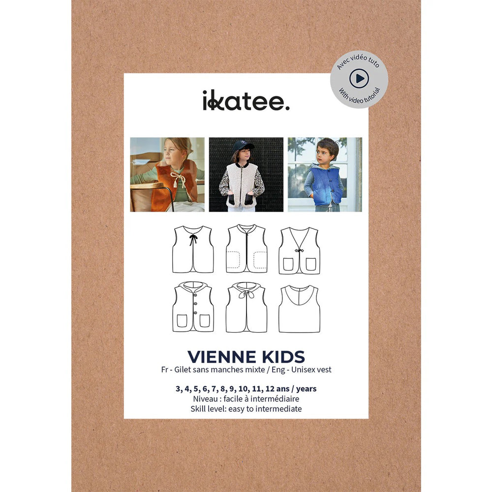 VIENNE Unisex Vest • Pattern