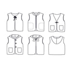 VIENNE Unisex Vest • Pattern