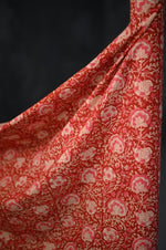 INDIAN COTTON • HAND BLOCK • Petals $39.00/metre