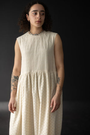 INDIAN COTTON • Burrow Eyelet $65.00/metre