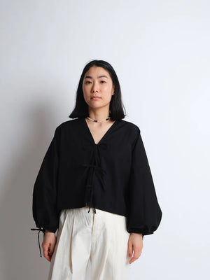 ZERO WASTE Bow Top - Hack PDF - ADD ON TO 'ZW CROPPED SHIRT' • PDF Pattern
