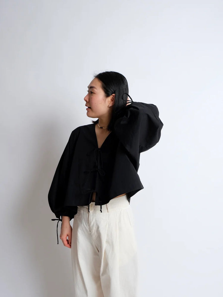 ZERO WASTE Bow Top - Hack PDF - ADD ON TO 'ZW CROPPED SHIRT' • PDF Pattern
