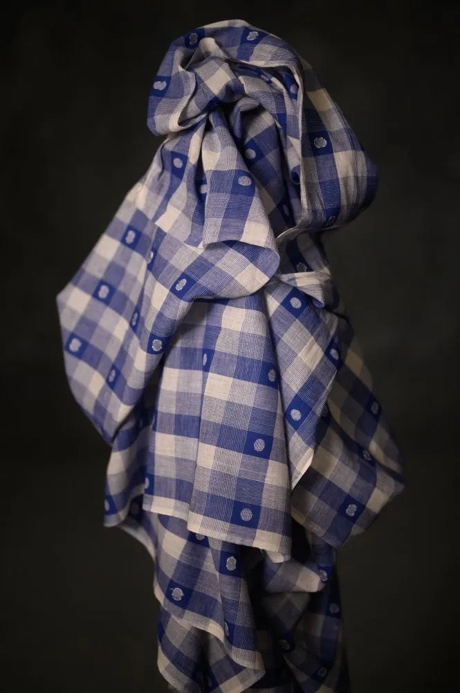 INDIAN COTTON • Gauri Jamdani $62.00/metre ($15.50/25cm)