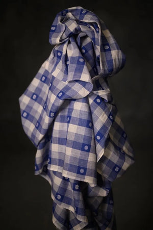 INDIAN COTTON • Gauri Jamdani $62.00/metre ($15.50/25cm)