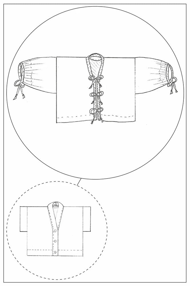 ZERO WASTE Bow Top - Hack PDF - ADD ON TO 'ZW CROPPED SHIRT' • PDF Pattern