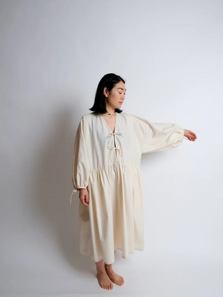 ZERO WASTE Bow Dress - Hack PDF - ADD ON TO 'ZW GATHER DRESS' • PDF Pattern