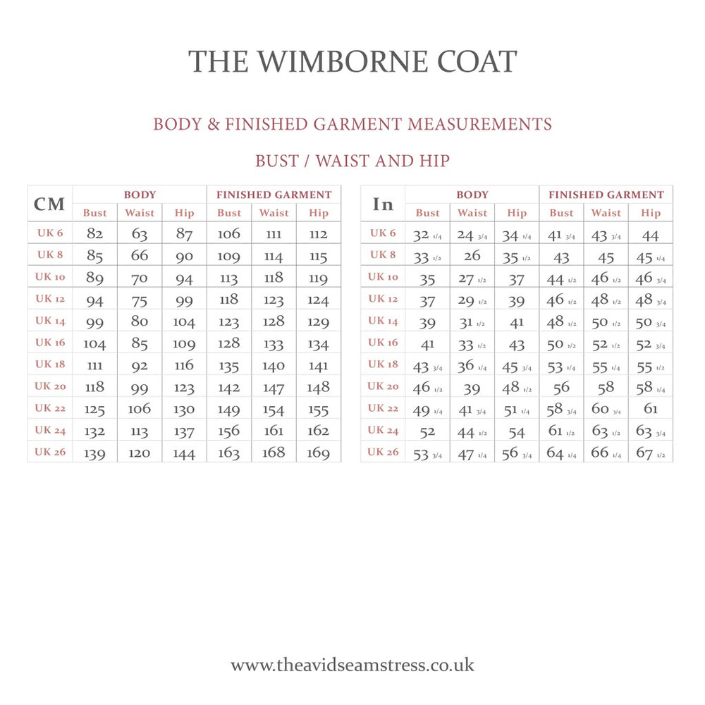 THE WIMBORNE • Pattern