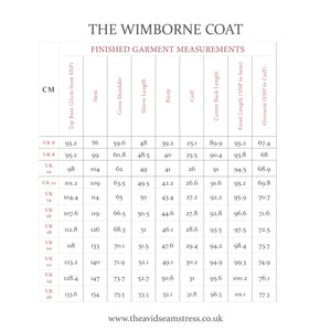 THE WIMBORNE • Pattern