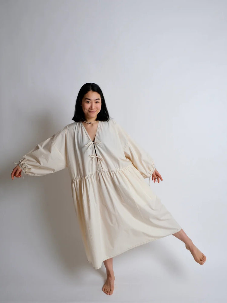 ZERO WASTE Bow Dress - Hack PDF - ADD ON TO 'ZW GATHER DRESS' • PDF Pattern