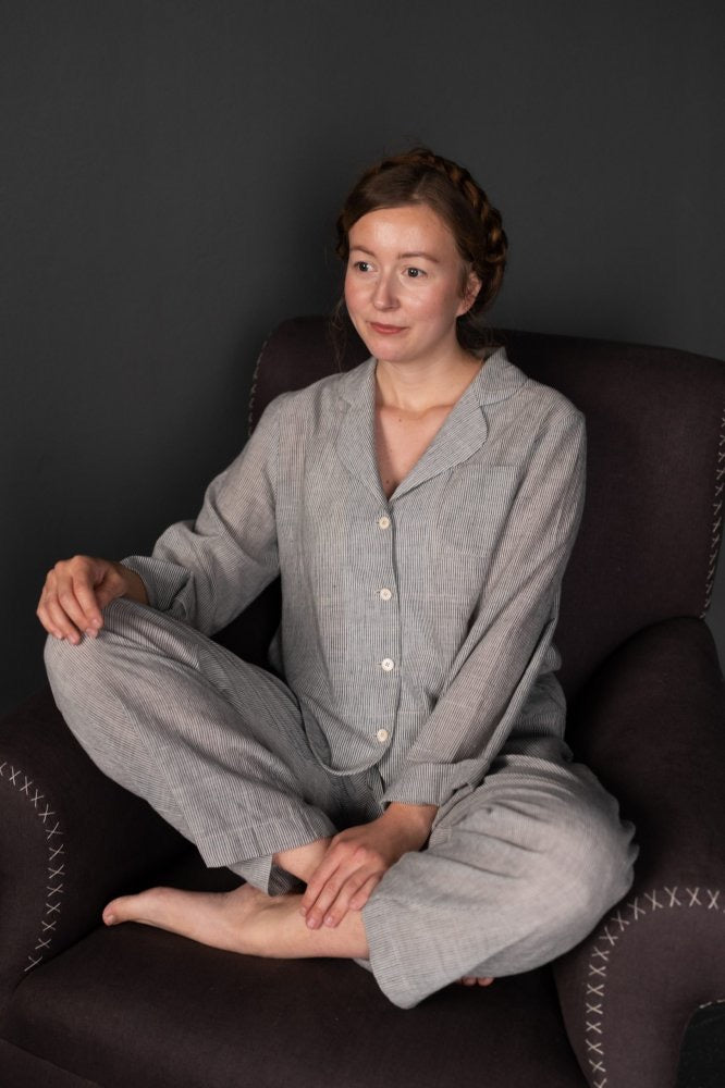 INDIAN COTTON • Ollie Stripe $48.00/metre