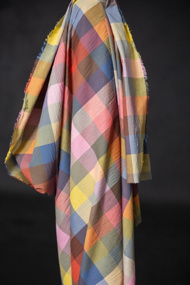 ORGANIC COTTON • Bilberry Watercolour $48.00/metre