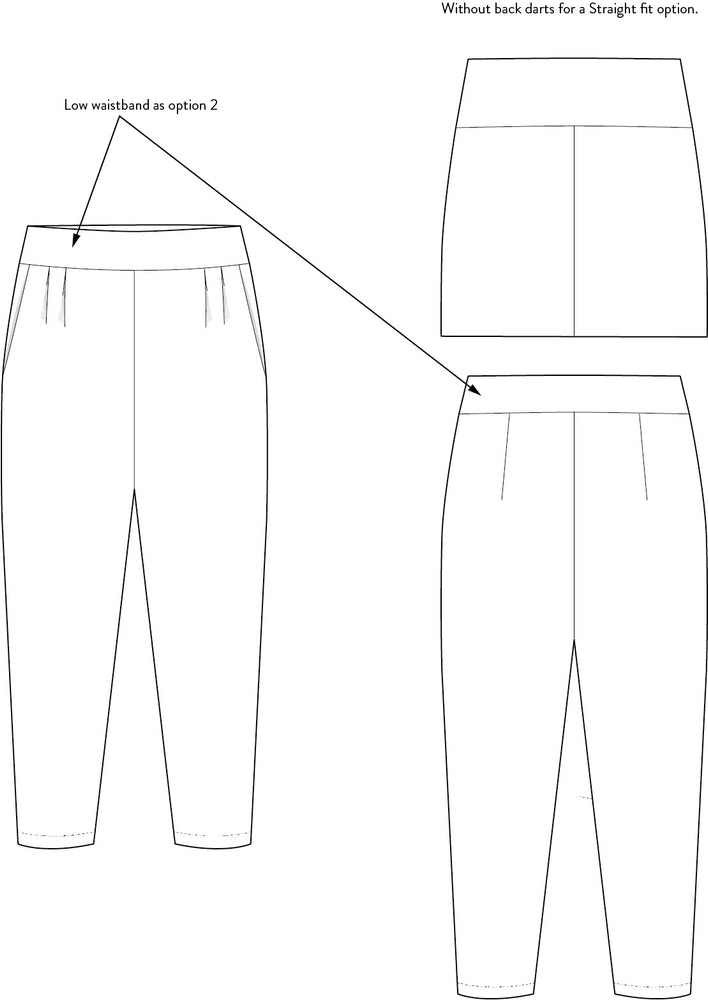 PLEATED TROUSERS • Pattern