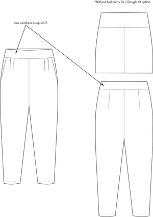 PLEATED TROUSERS • Pattern